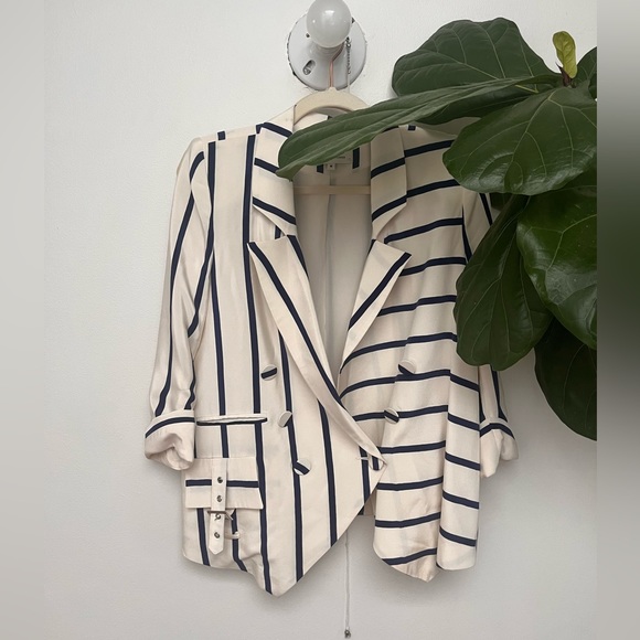 Madison Marcus Silk Nautical Blazer - Picture 2 of 7